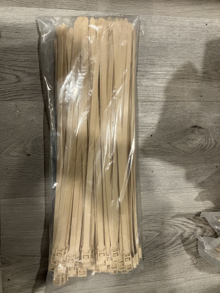 6 Bags Of Zip Ties Cable Locks