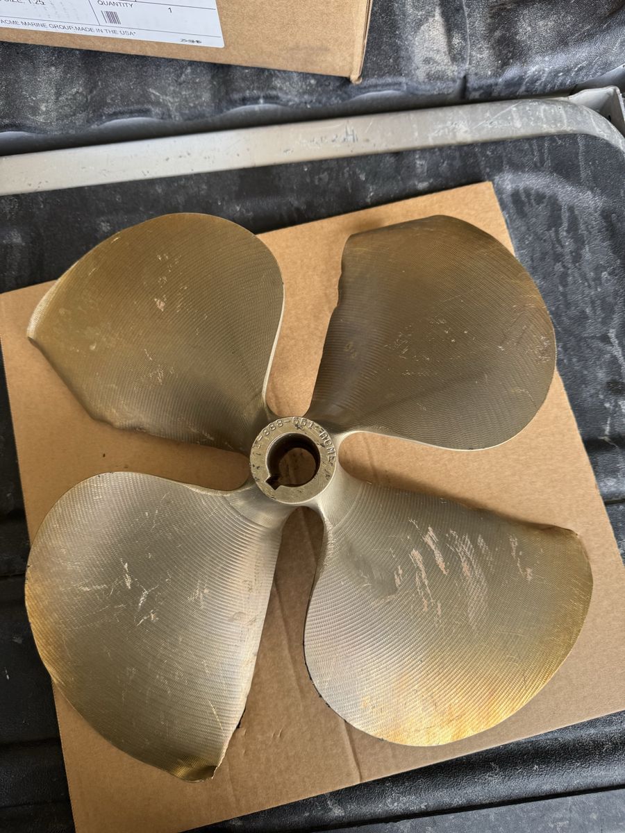 Acme Marine Group 17.5 x 15.5 LH Propeller 4-Blade Boat Prop