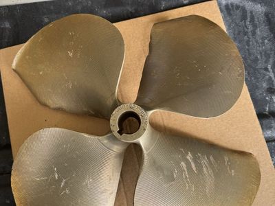 Acme Marine Group 17.5 x 15.5 LH Propeller 4-Blade Boat Prop