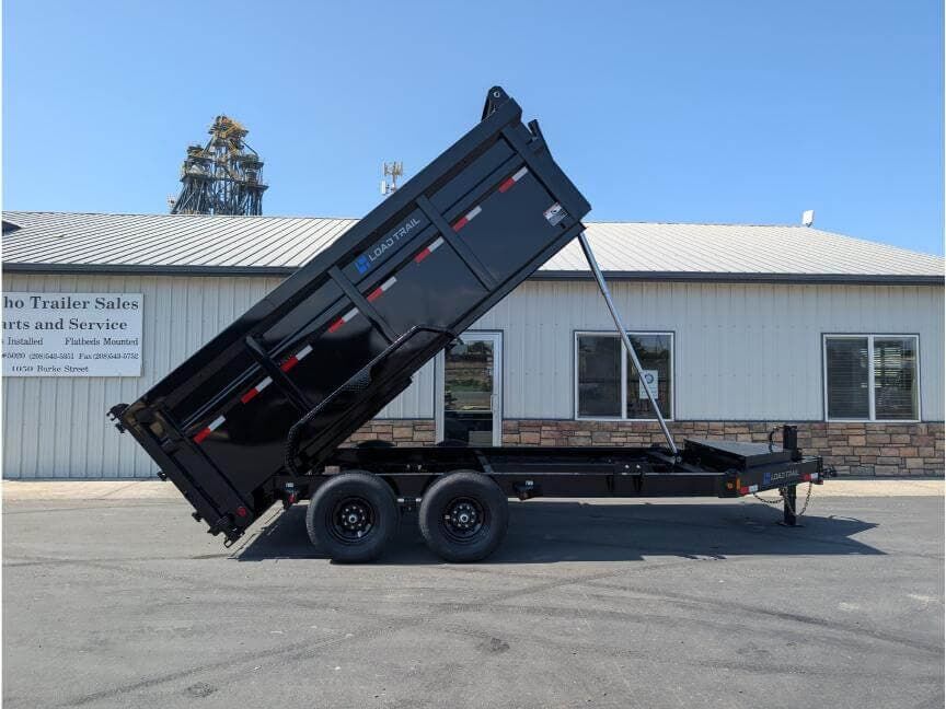 2025 Load Trail DL 83x14x4 Dump Trailer 7 Gauge Telescopic Hoist 16K