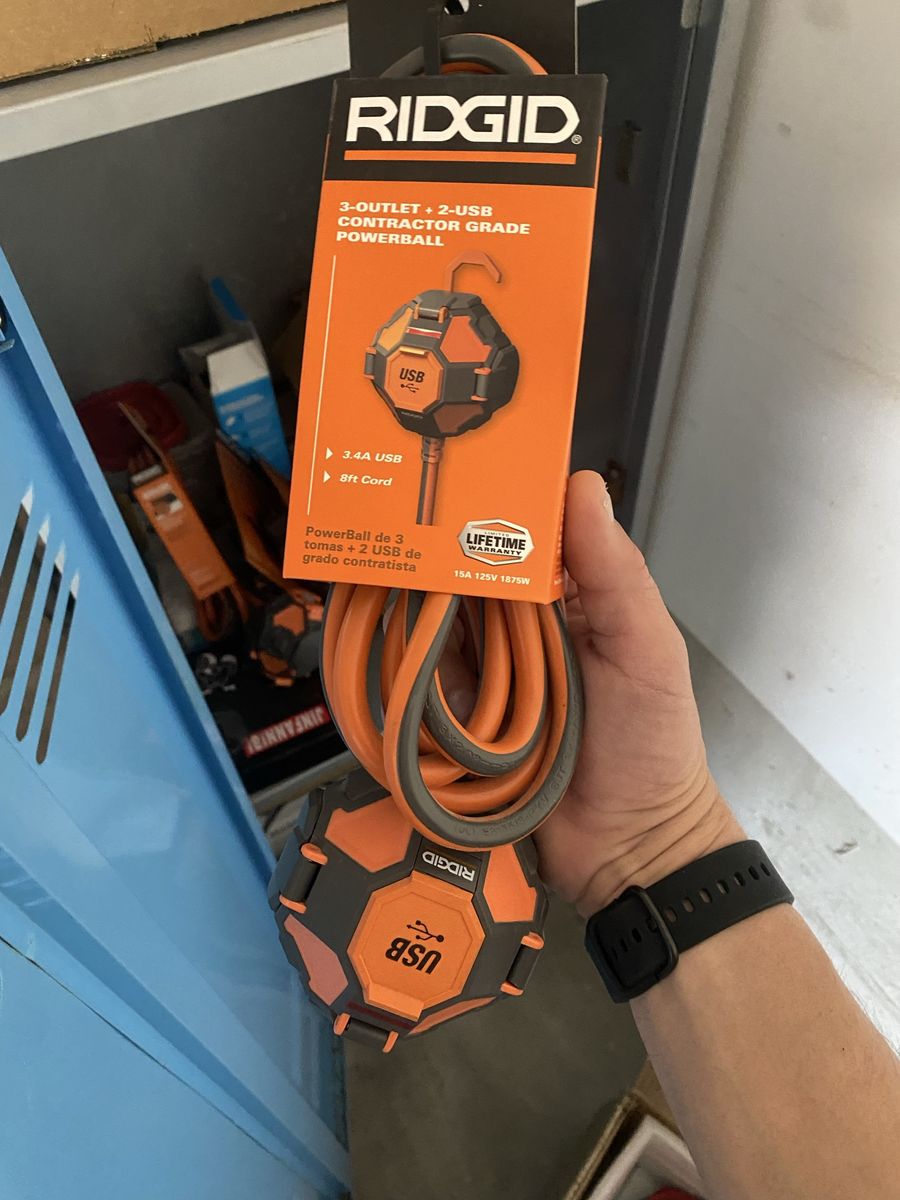 RIDGID Contractor PowerBall Extension Cord