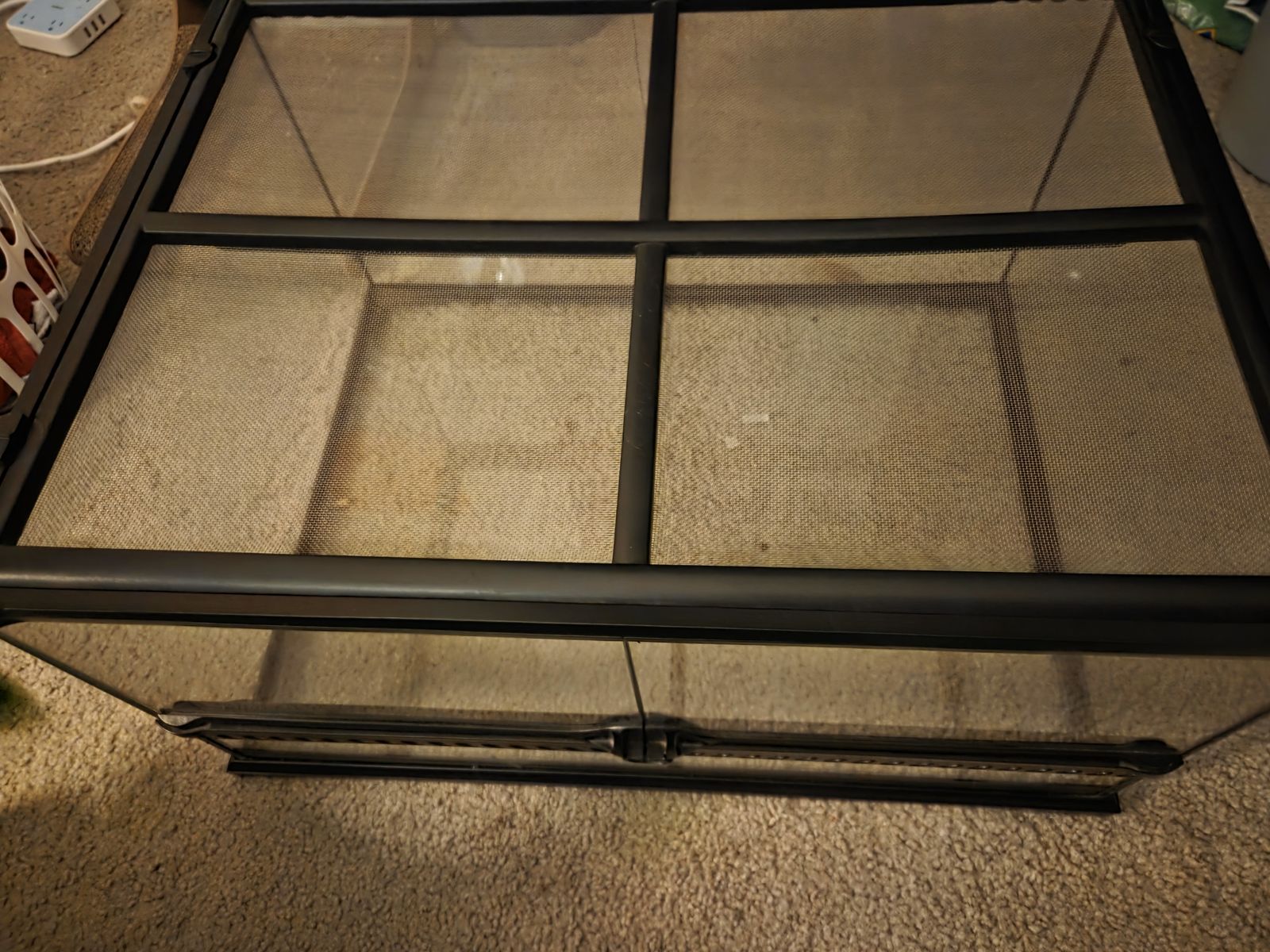 Reptile enclosure, habitat, terrarium, tank