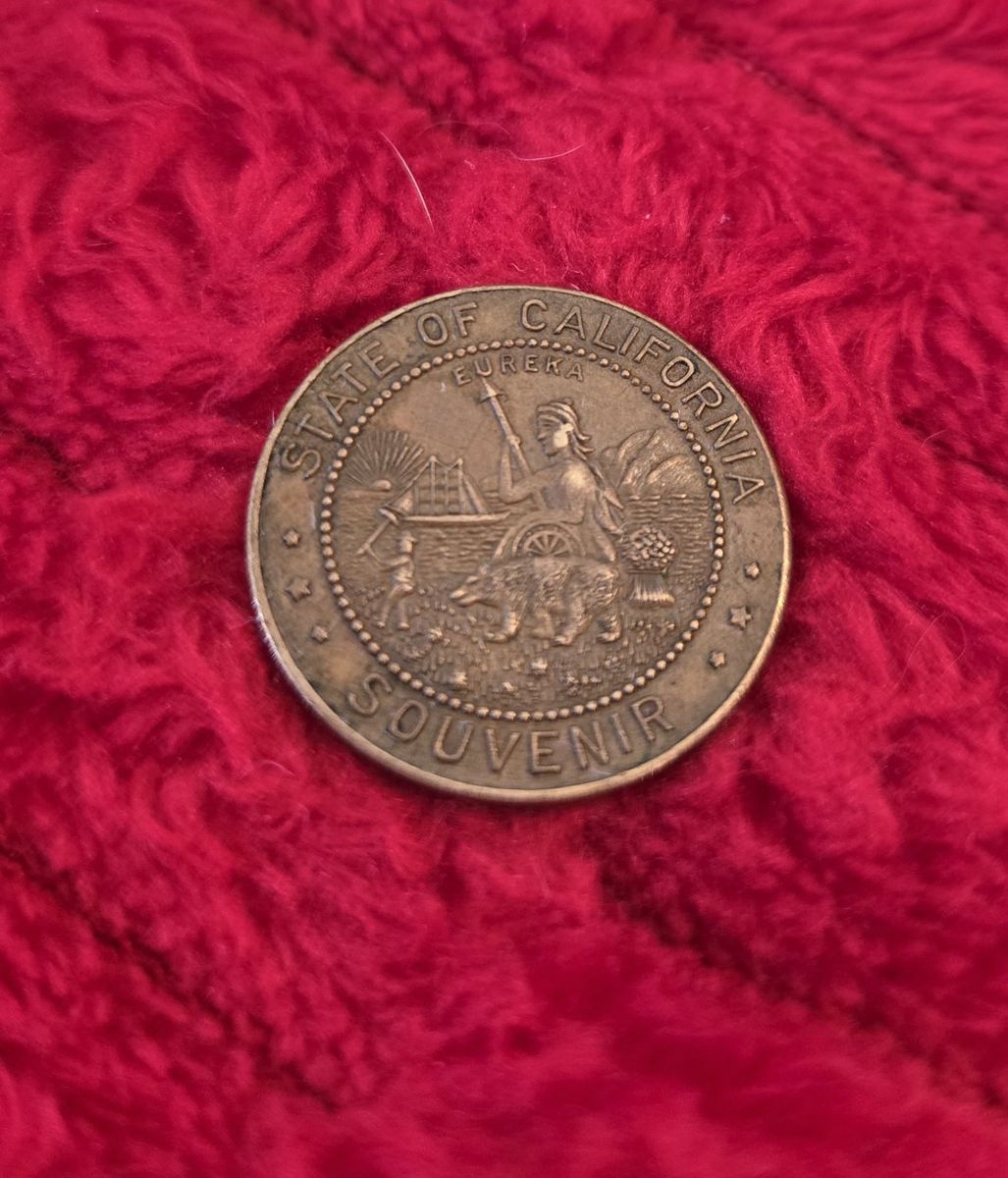 1935 California Pacific International Exposition San Diego Souvenir Coin Token Vintage Collectible