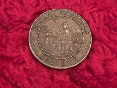 1935 California Pacific International Exposition San Diego Souvenir Coin Token Vintage Collectible