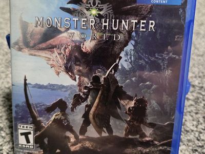 Monster Hunter: World PS4 Game - PlayStation Exclusive Horizon Zero Dawn Content, Teen Rated