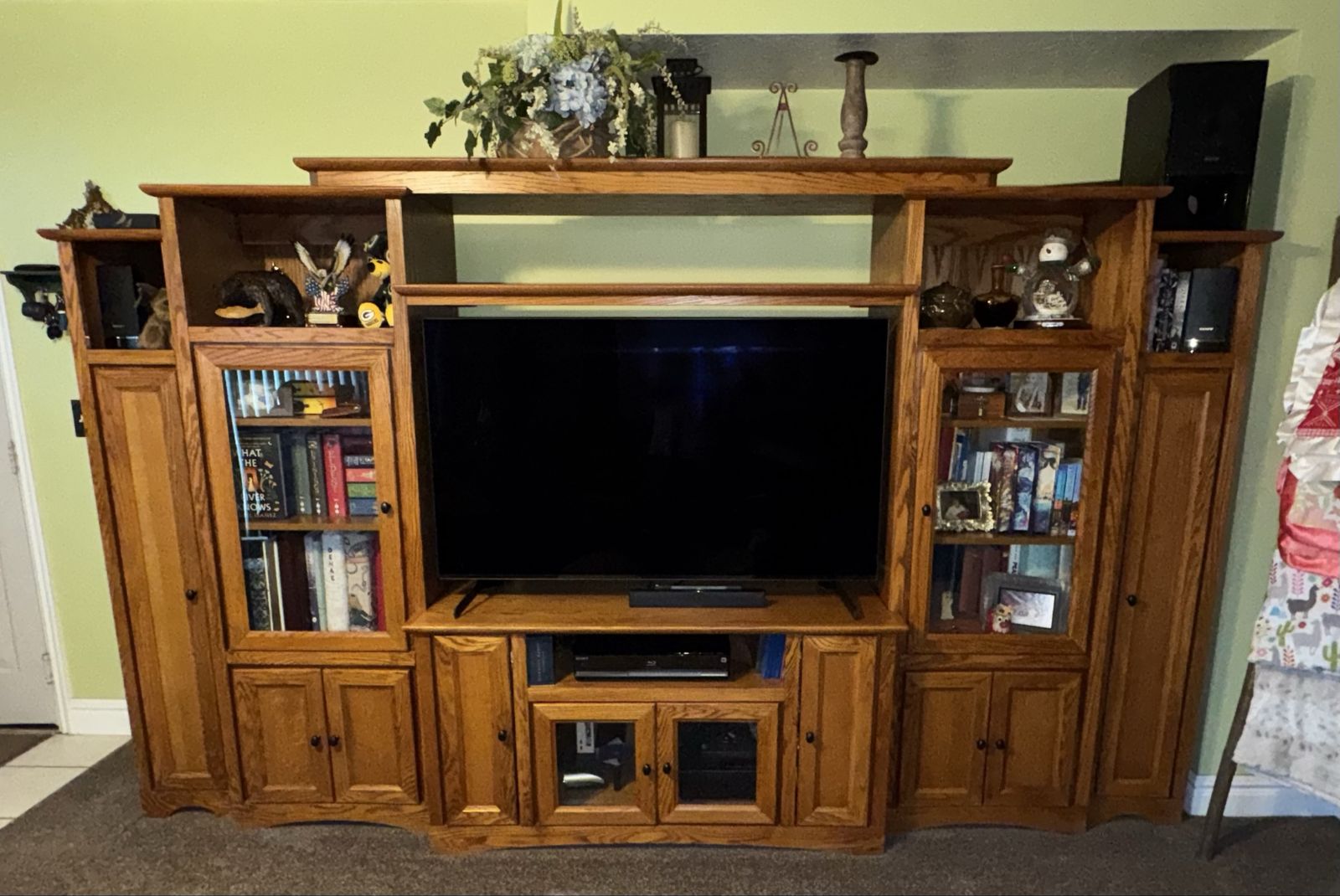 Oak Entertainment Center