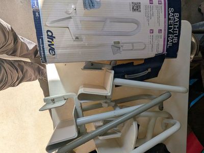Drive Medical Bathtub Safety Rail Grab Bar