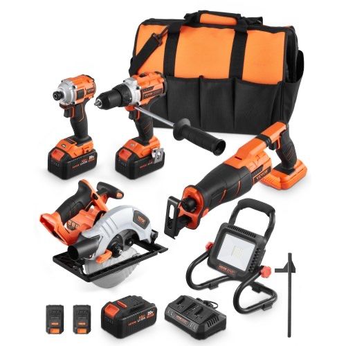 Vevor 5 Tool 20v Combo Kit
