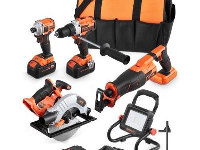 Vevor 5 Tool 20v Combo Kit