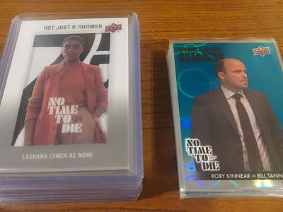James Bond 007 No Time to Die – 30-Card Upper Deck Collector Lot – Numbered Cards, Inserts & Parallels