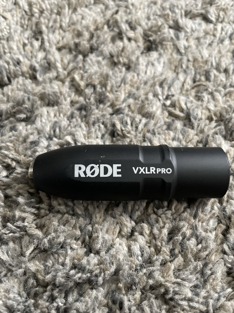 RØDE VXLR Pro TRS to XLR Converter Adapter - Phantom Power Interface