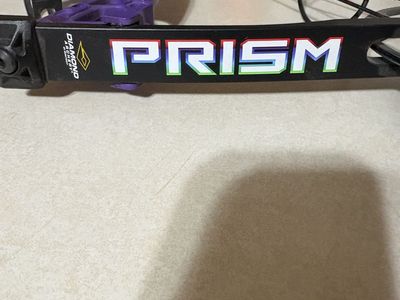 Diamond Archery Prism Compound Bow, Purple, Adjustable Draw Weight, Right Handed