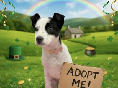 Janis, 5 month old cattle dog, border collie puppy