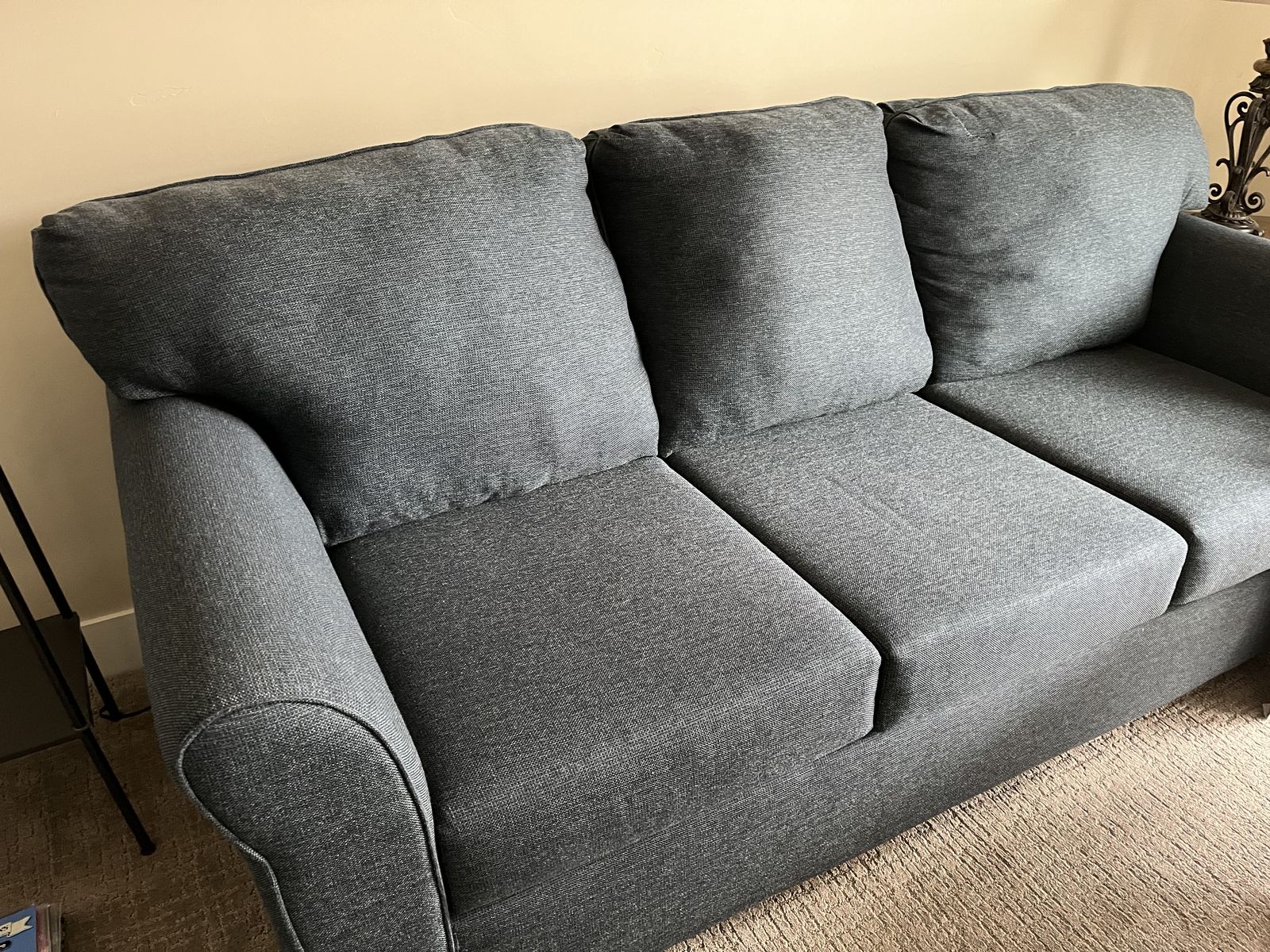 **Robin Blue Cloth Couch**