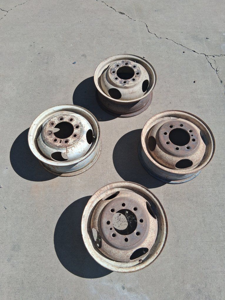 old truck rims