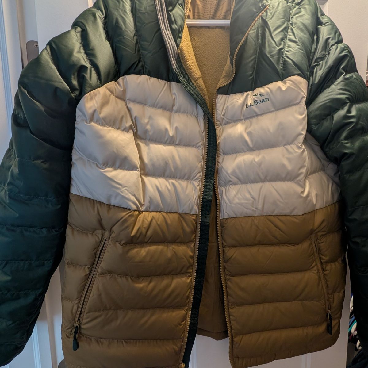 LL Bean Down Coat Mens
