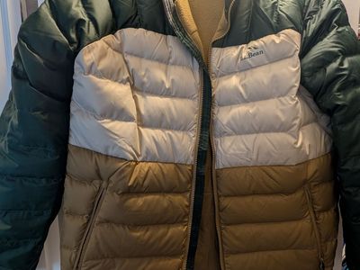 LL Bean Down Coat Mens