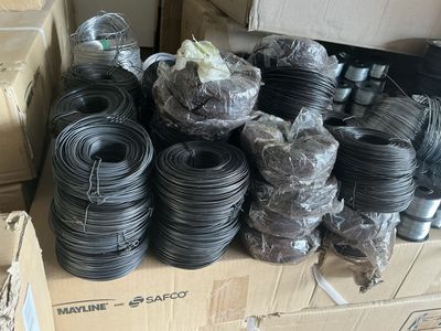 Huge Industrial Wire Lot – 140+ Spools / Coils