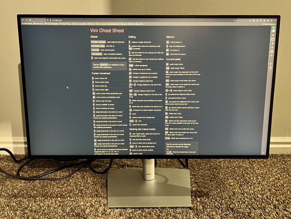 Dell 27” 4k monitor - U2723QE