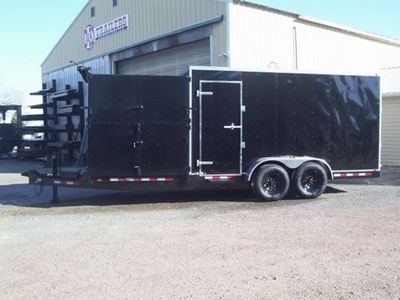 16 foot trailer with dump bed