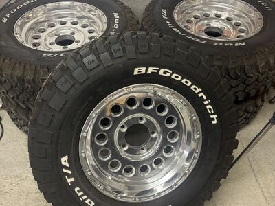 KM2 Mudd Terrain Tires and 17 Wheels 5-5.5