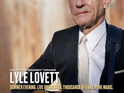 Lyle Lovett - Friday July 31 7:30p Deer Valley - 1 seated ticket