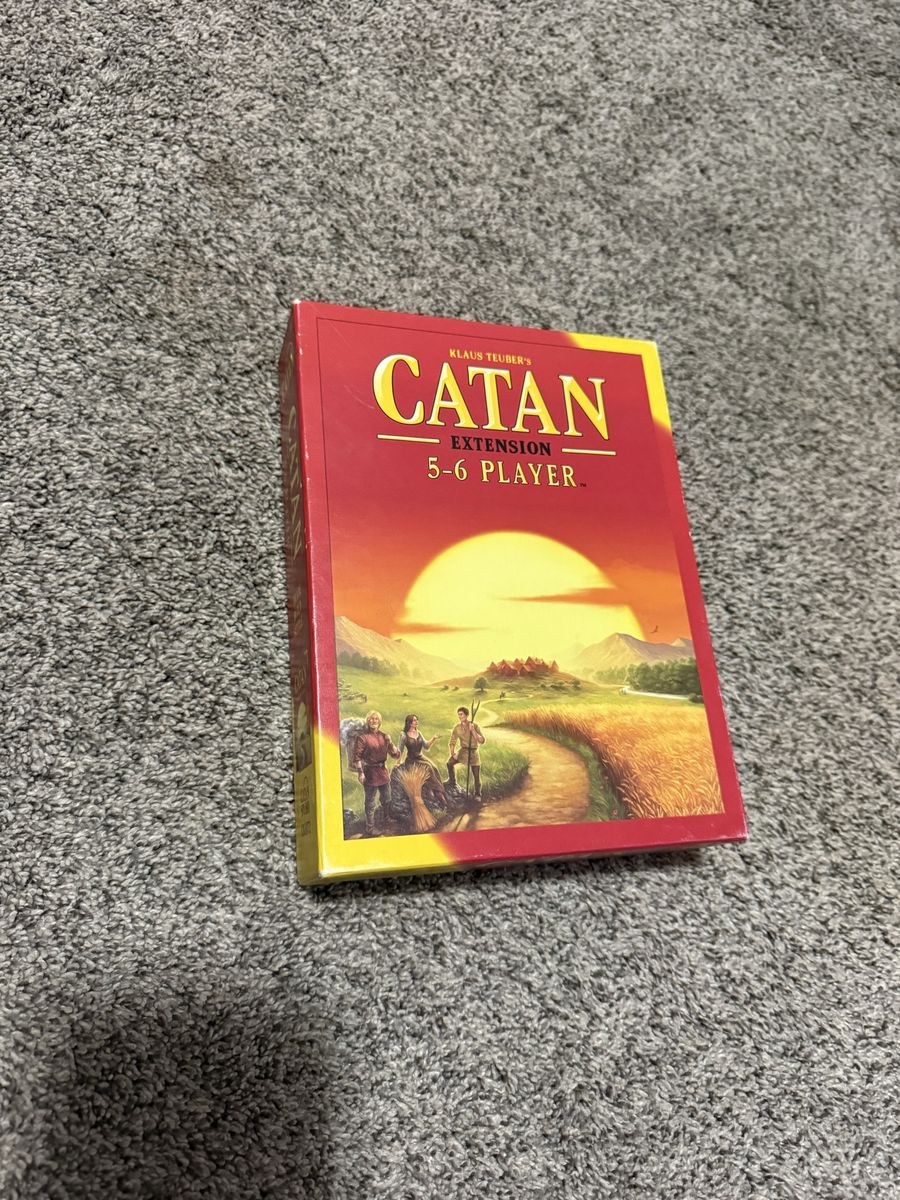 Catan 5-6 Player Board Game Extpansion - open like new Condition