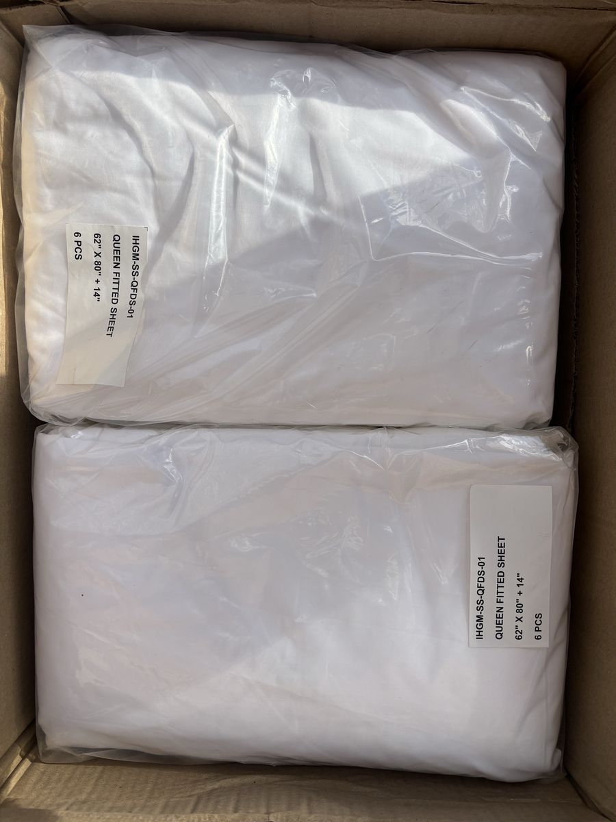 24 - New 14” Queen Fiitted Sheets