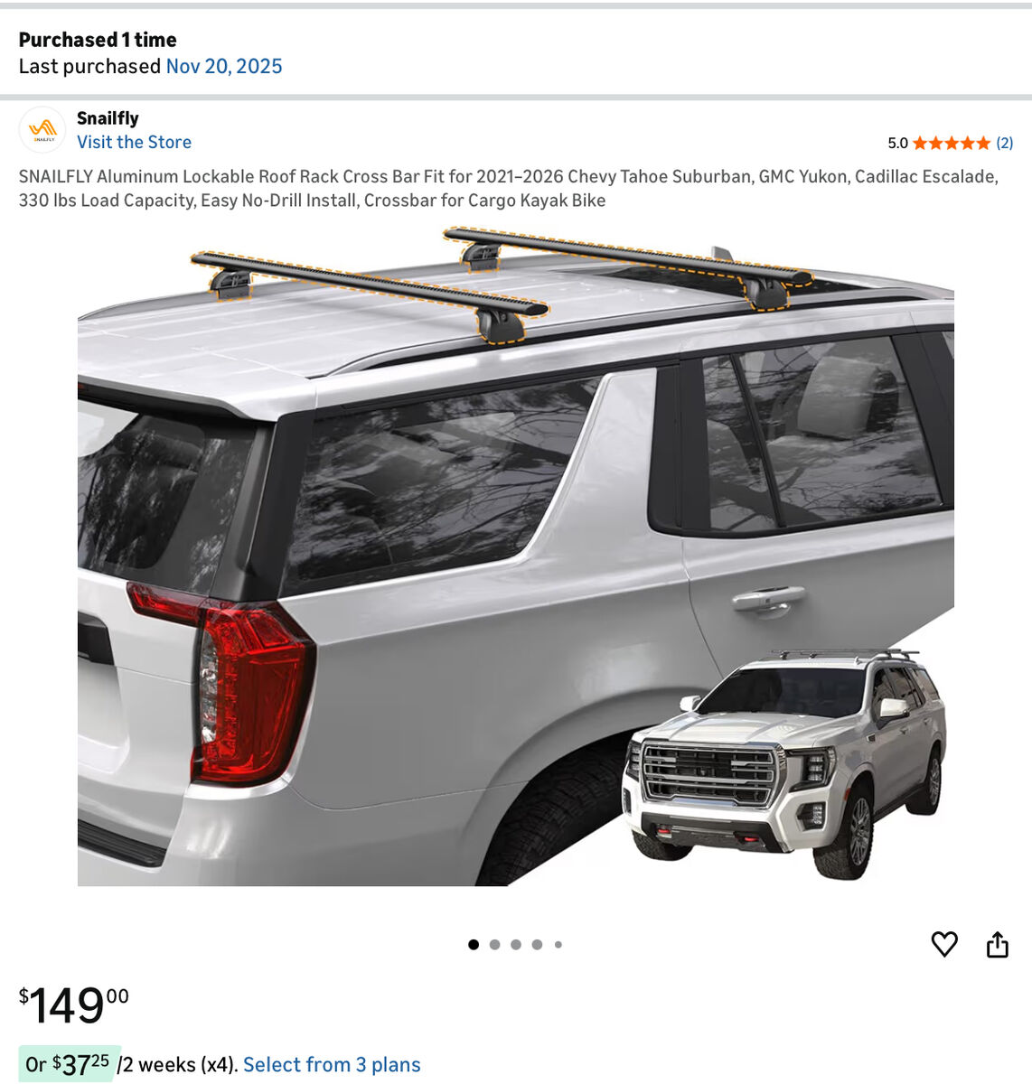 Custom roof rack for multi uses.. NEW IN BOX!!!