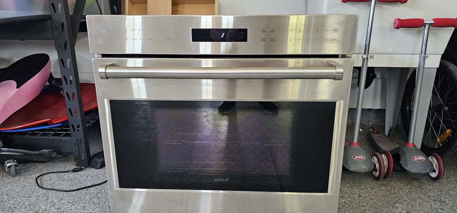 Wolf® E Series Transitional 30" Stainless Steel Single Electric Wall Oven