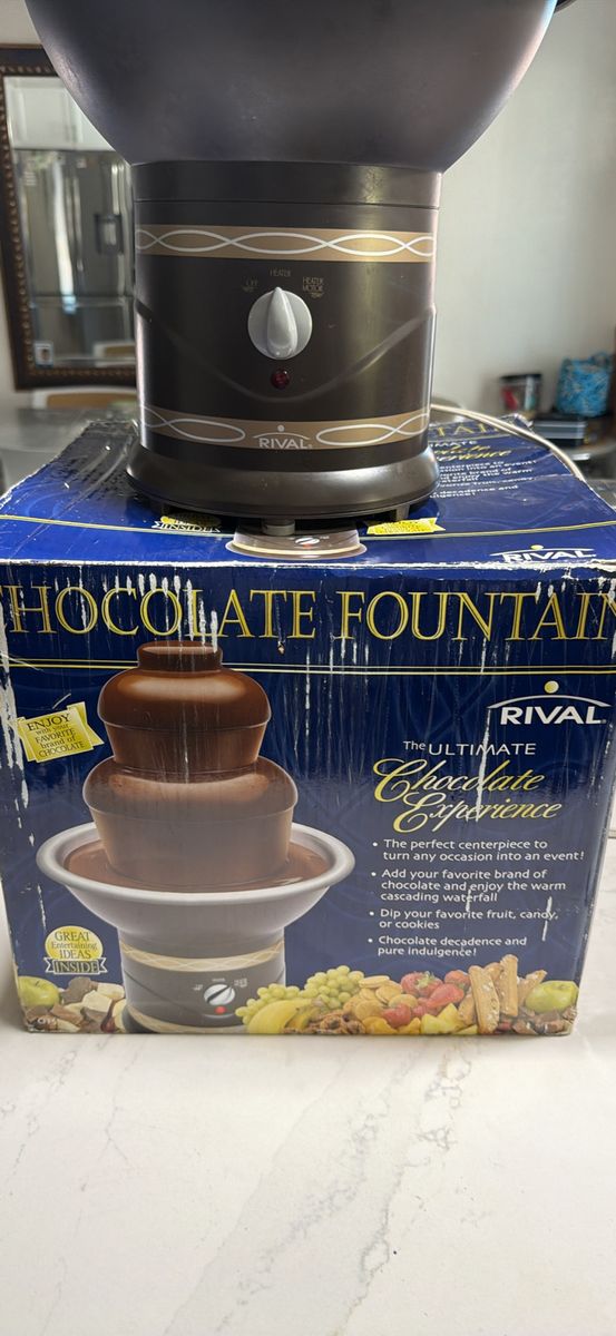 Rival Chocolate Fountain The Ultimate Chocolate Experience - Good Condition