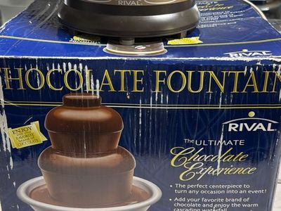 Rival Chocolate Fountain The Ultimate Chocolate Experience - Good Condition