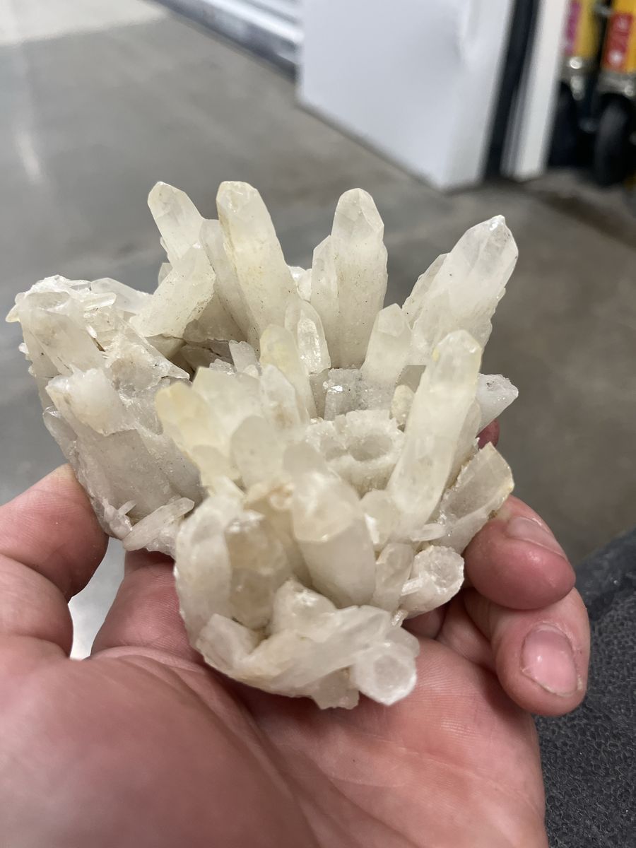 Clear Quartz Crystal Cluster Raw Mineral Specimen Healing Stone Geode