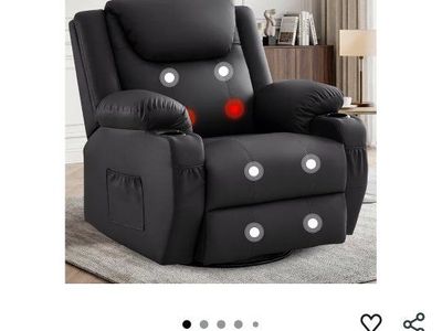 new leather massage recliner