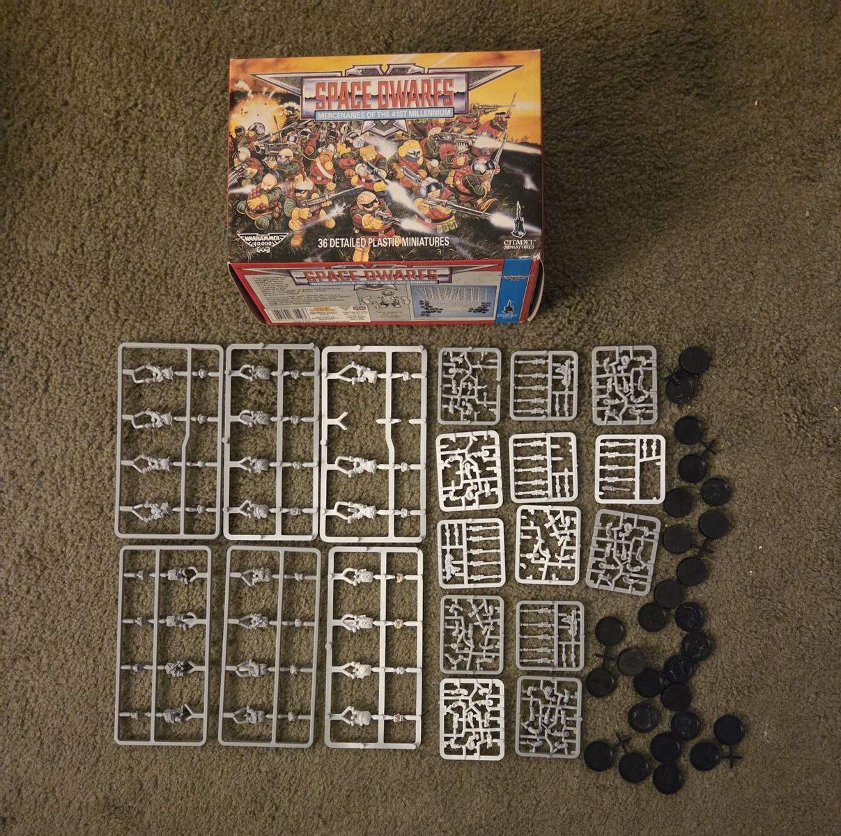 1989 vintage warhammer 40k space Dwarfs rare OOP rpg tabletop Citadel uk miniatures