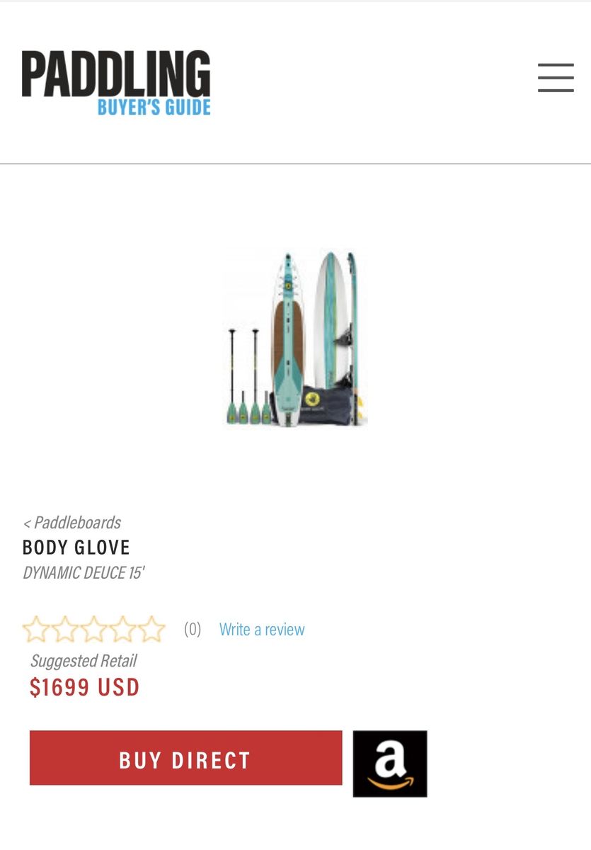 Bodyglove Dynamic Deuce 15' Paddleboard