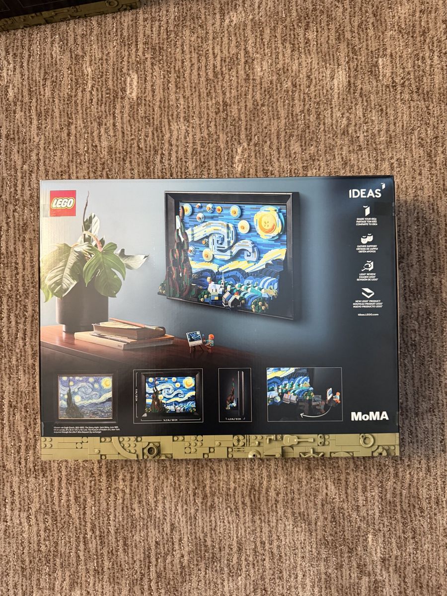 LEGO Ideas Van Gogh Starry Night 21333 — New Sealed, Retiring This Year