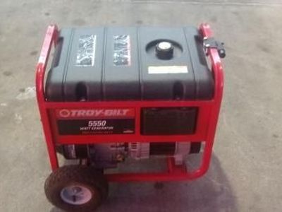 TROY-BILT 5550 WATT GENERATOR.