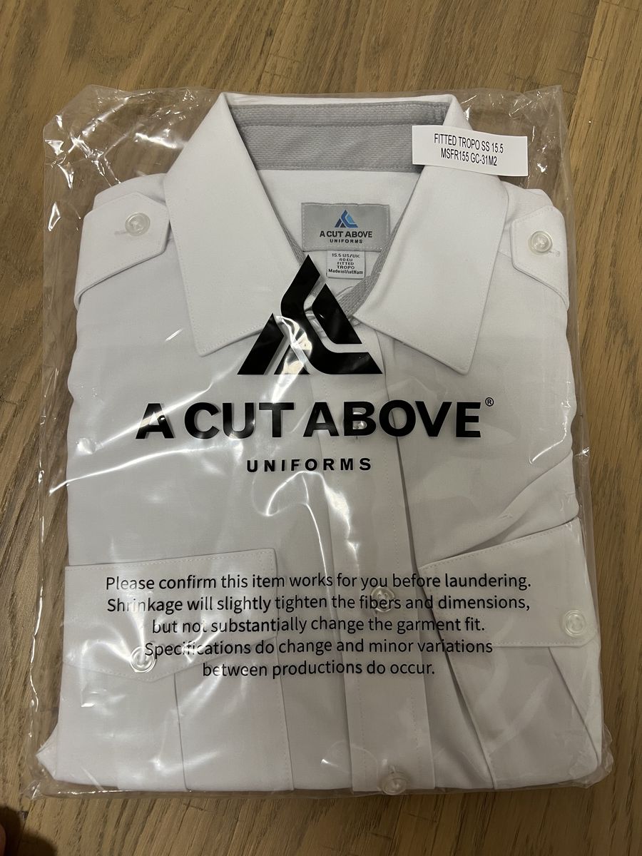 A cut above Pilot Uniform shirts