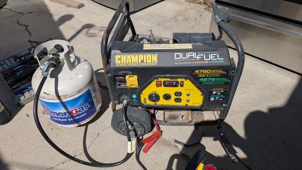4000 Watt Dual Fuel Champion Generator