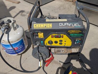 4000 Watt Dual Fuel Champion Generator