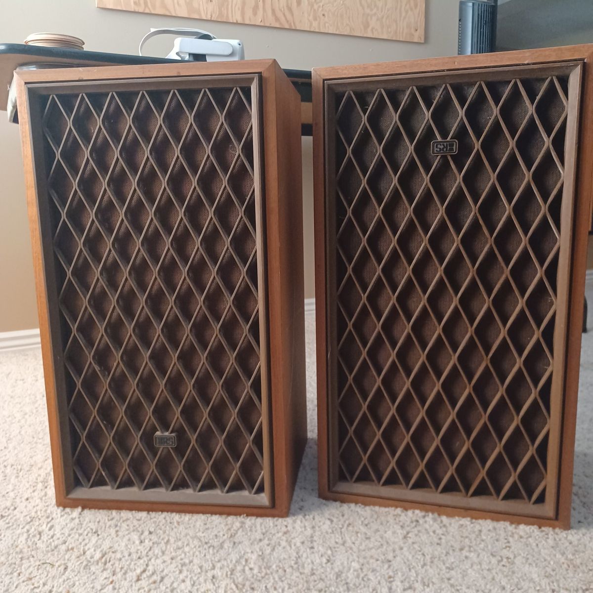 Retro Stereo Speakers