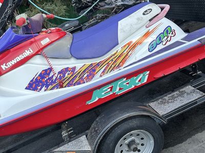 Kawasaki Jet Ski 900 ZXi Personal Watercraft on Trailer