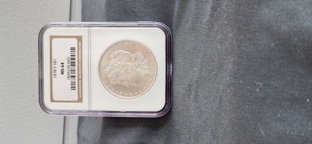 1878 S Morgan Silver Dollar MS64 First Year!