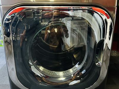 Lg ThinQ Steam Electric Mega Capacity Front Load Dryer 9.0 Cu Ft