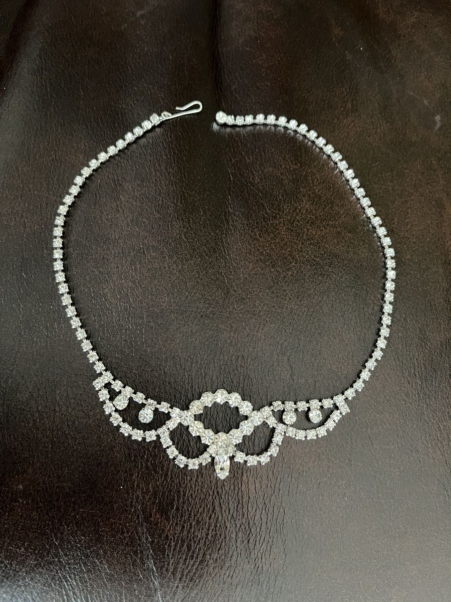 1950's Rhinestone Choker - Vintage - Brilliant