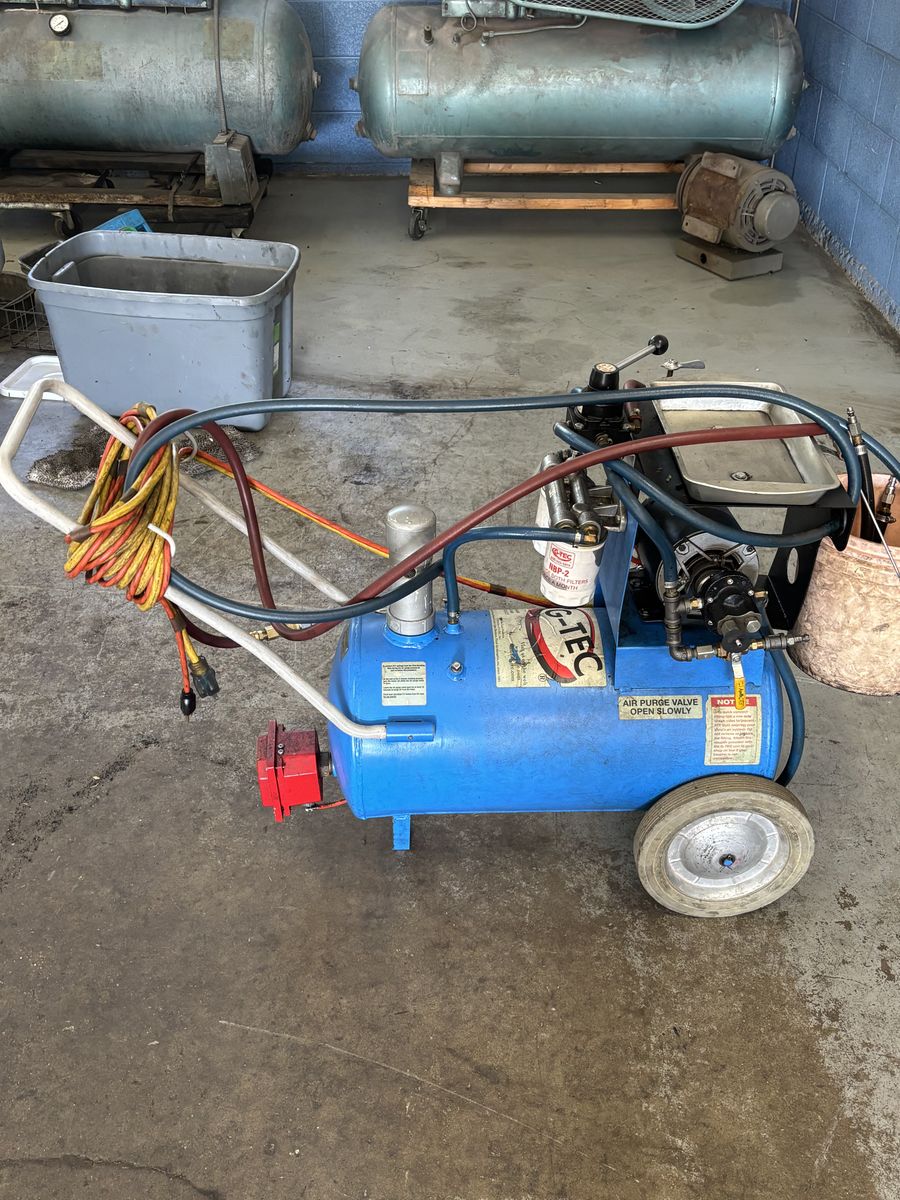 Trans cooler hot flush machine