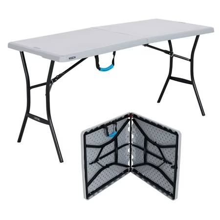Lifetime 5 ft Fold-in-Half Table, Gray (80939)