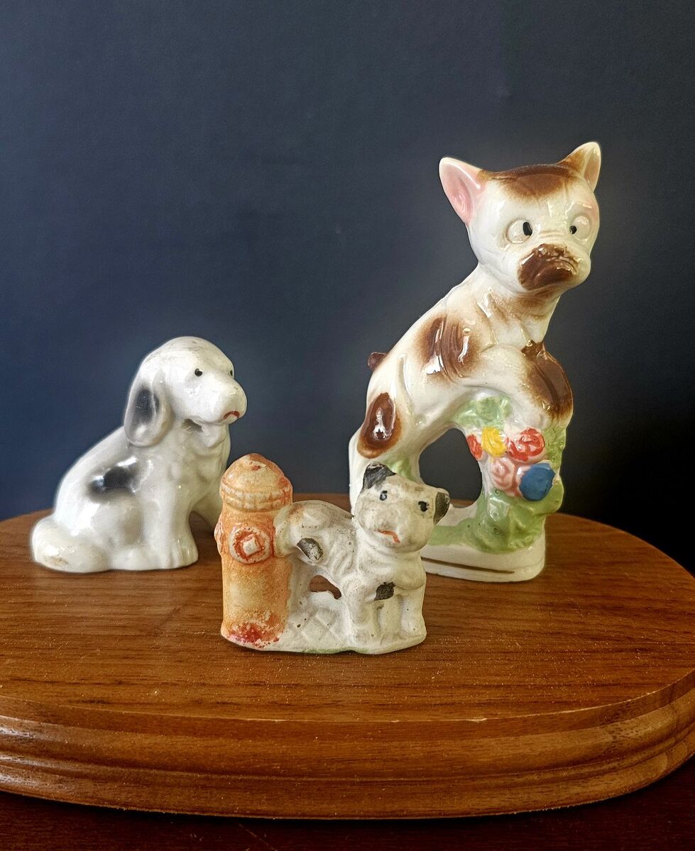Vintage Ceramic Dog Trio