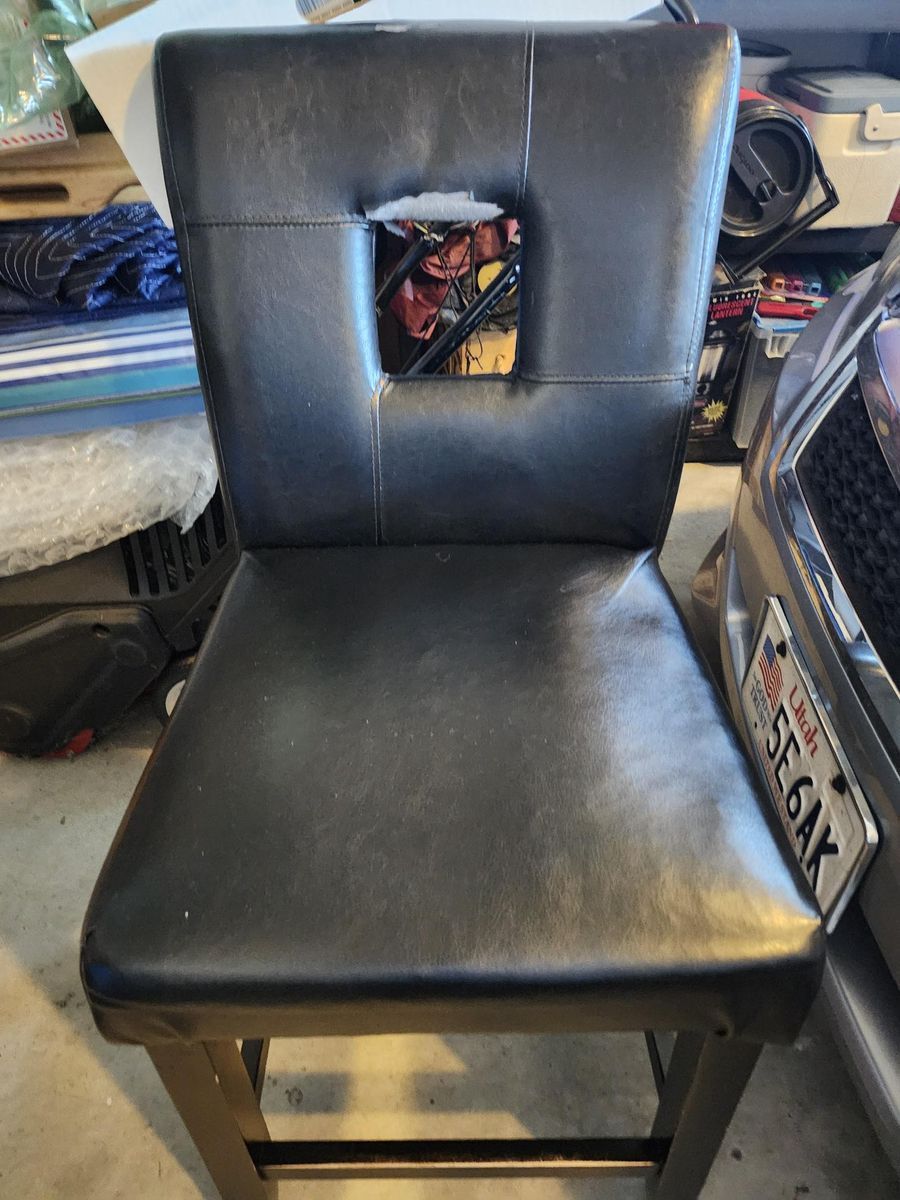 Two Barstools - 24" seat height - Free - DIY